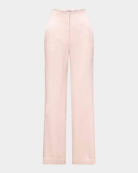 Veronica Beard Komi Eyelet Pant in Dove