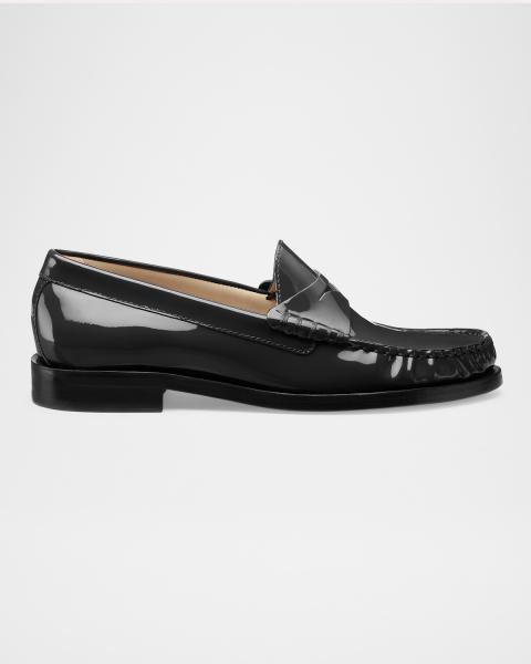 Stuart Weitzman Lee Woven Raffia Slip-On Loafers | Neiman Marcus display picture 3