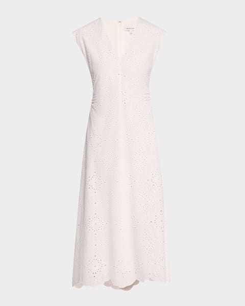 【MONCLER】PLEATED COTTON MIDI DRESS プリーツ ドレス Aライン 23227242_53384935_1000.jpg