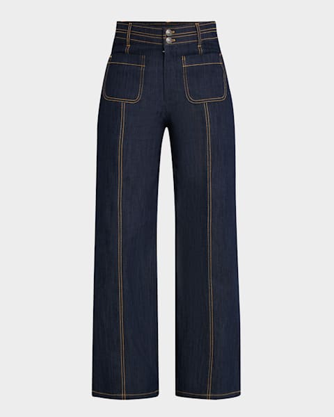 【関税・送料込み】Bottega Veneta Vintage Indigo PalazzoDenim 関税送料込み】BOTTEGAVENETA Vintage Indigo Palazzo Denim