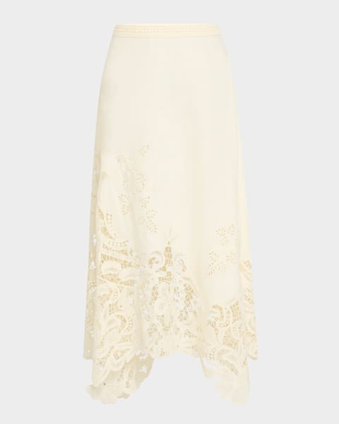 【as\"on】25ss KORI LACE MIDI SKIRT AS ON] KORI LACE MIDI SKIRT / BLACK – SellerWork