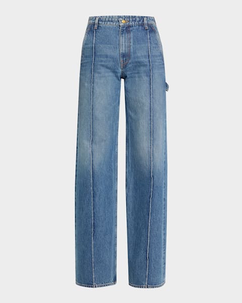 【MODERNIF】Salted Wide Denim Pants modernif (モダンイフ) - ソルティッドワイドデニムパンツ