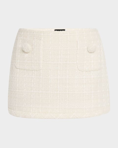 Marc Jacobs Duchess Satin Mini Skirt | Neiman Marcus