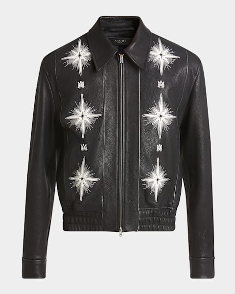 Prada Men's Velvet Denim Blouson Jacket | Neiman Marcus