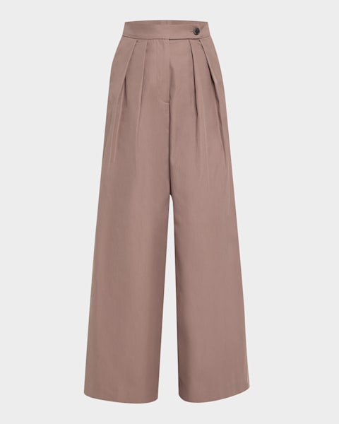 パンツ DRIES VAN NOTEN PAMPLONA WIDE-LEG WOOL TROUSERS Dries Van Noten Pamplona Wide-Leg Trousers | Liberty