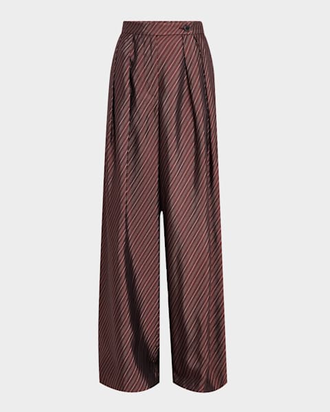 【Veronica Beard】 Leboneワイドレッグベルベットパンツ Lebone Pant in Black | Veronica Beard