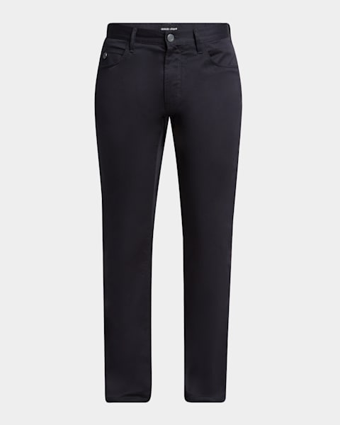 パンツ giorgio armani archive straight slacks Archivio cotton-blend straight pants in beige - Giorgio Armani
