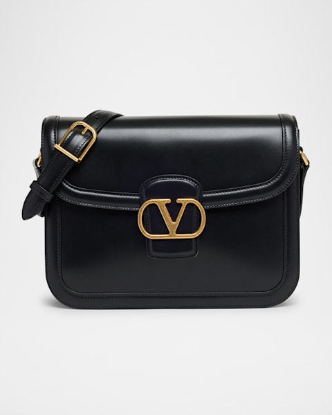 ★VANROHE★ BAY shoulder Mini F011CR Valentino Garavani Mini VLOGO Drawstring Leather Shoulder