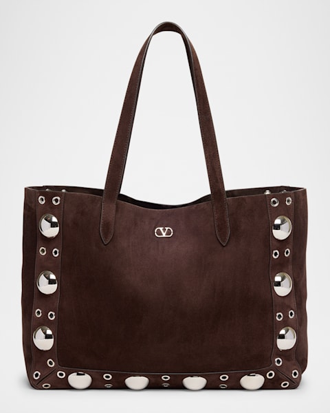 トートバッグ Valentino Garavani `Nellcote` Tote Bag Valentino Garavani Nellcôte Medium Embroidered Shopping Bag