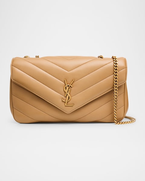 バッグ Yves Saint Laurent Handbags Leather YSL SAINT LAURENT Loulou Medium YSL Matelasse Calfskin Flap-Top