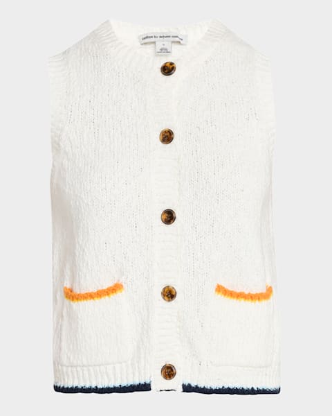 Toccin Alicia Zip-Front Tweed Vest | Neiman Marcus