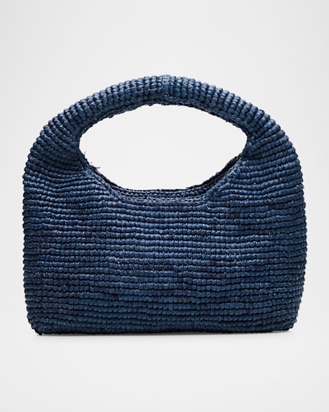 トートバッグ MANEBI SS25 HALFMOON BAG (V8 8DH NATURAL) MANEBI - 