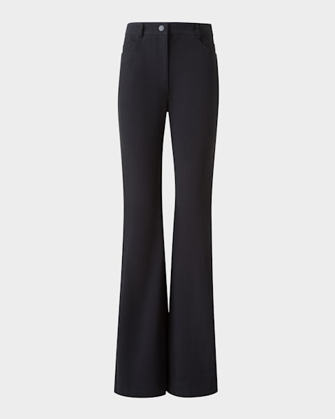 TOM FORD Mid-Rise Comfort Stone Washed Denim Flare Pants