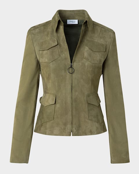Sandro Marais Canvas Utility Jacket | Neiman Marcus