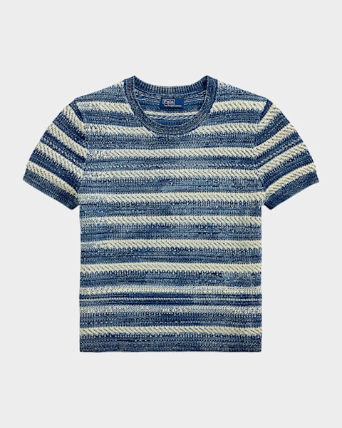 Lightweight Fleece Long-Sleeve Polo