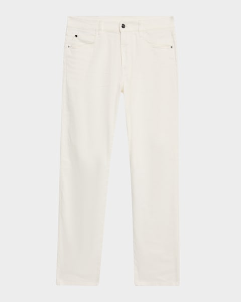 PURPLE Men's P001 Optic White Paint Blowout Skinny Jeans