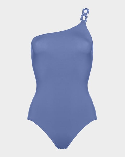 水着・ビーチグッズその他 ERES 'Cassiopee' one-piece swimsuit Blue 011406 ERES Cassiopee Strapless One Piece Swimsuit - Maracas