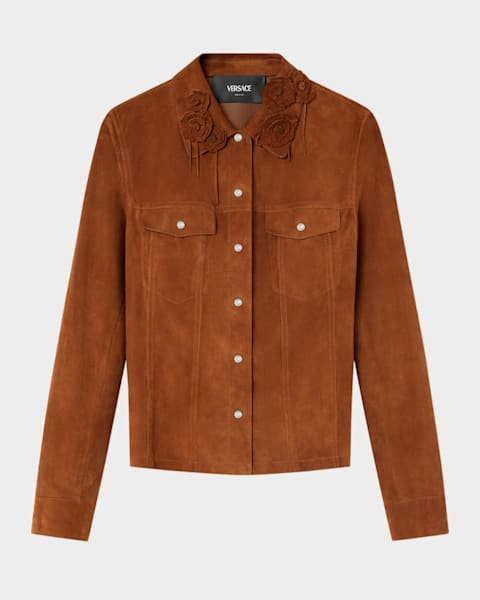 Versace Wool Gabardine Single-Breasted Informal Jacket