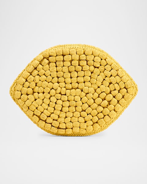 NAGHEDI ナゲディ Havana Fringe Woven Clutch Bag NAGHEDI Havana Fringe Woven Clutch Bag | Neiman Marcus