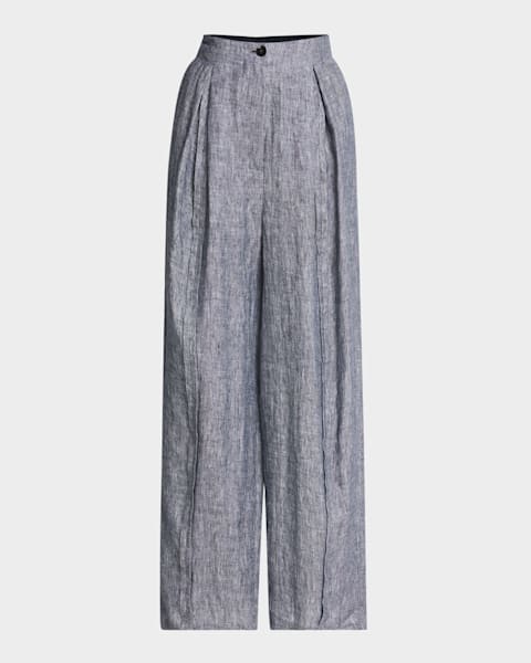 GIORGIO ARMANI SILK LINEN SHORTS main image 0