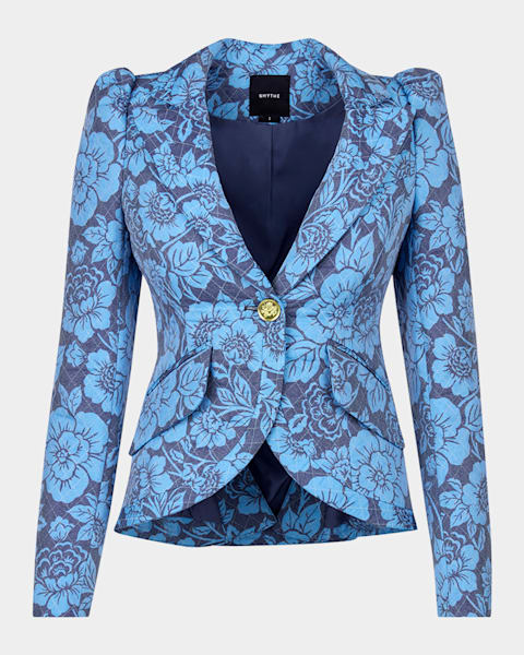 Alice + Olivia Denny Notch-Collar Boyfriend Blazer | Neiman