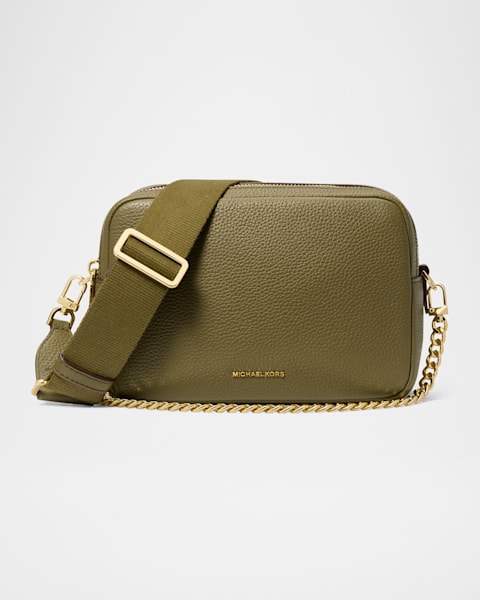 Scarlette Medium Woven Leather Satchel Bag