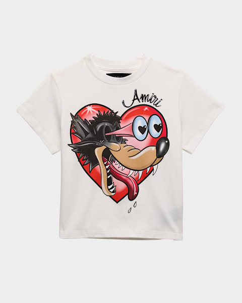 Boy's Core Contrast Logo-Print T-Shirt, Size 4-12