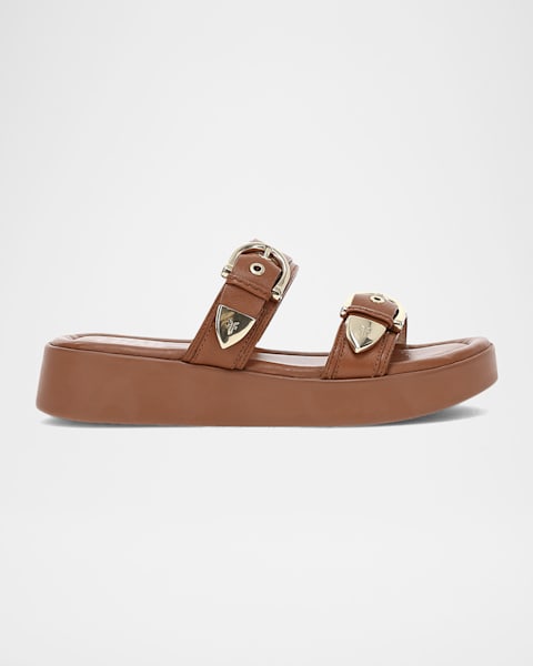 BIRKENSTOCK St. Barths Exquisite Leather Sandals | Neiman Marcus