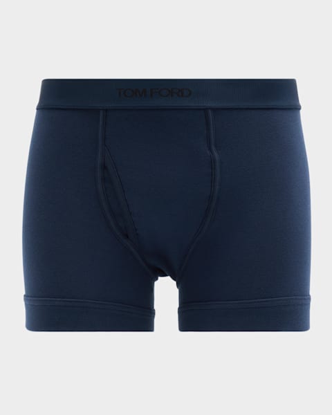 Men's 2-Pack Solid Jersey Boxer Briefs