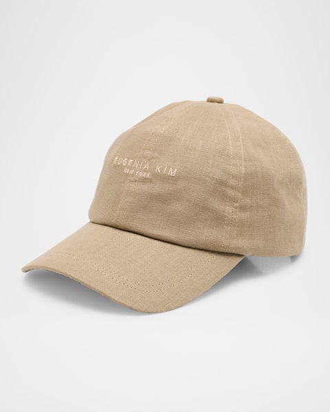 Mame様THE ROW CASPIANT SILK Baseball Cap Caspian silk, linen, and wool baseball cap in grey - The Row