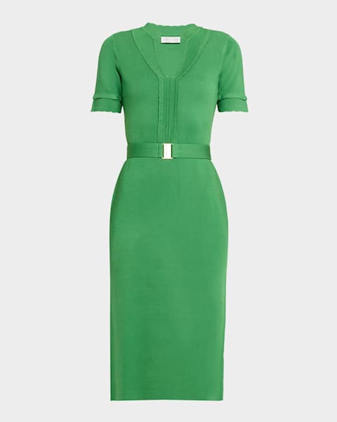 SIMKHAI Cashmere-Cotton Sleeveless Sweater Dress | Neiman Marcus