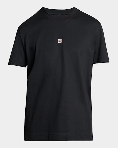 Givenchy Men's 4G Pique Zip Polo Shirt | Neiman Marcus
