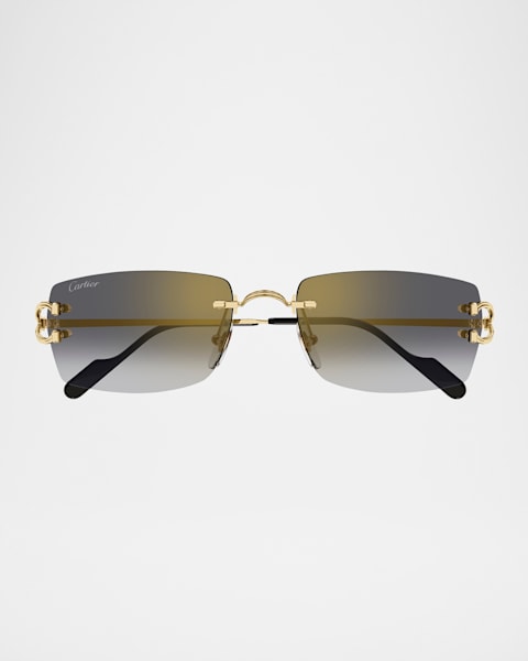 Men's Ct0498sm Nylon and Metal Oval Sunglasses