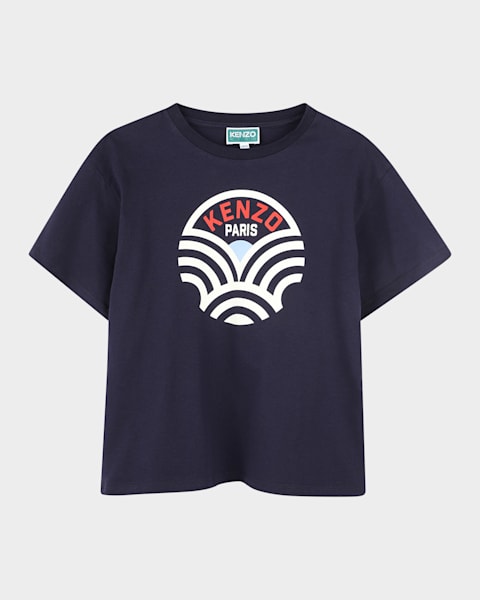 Boy's Short-Sleeve Logo T-Shirt, Size 4-8