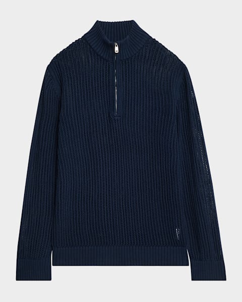Theory Men's Gary Cashton Full-Zip Knit Sweater | Neiman Marcus