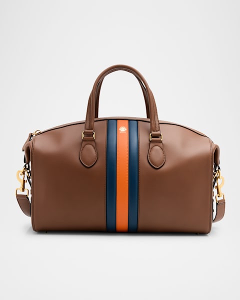 Balenciaga Men's Le Cagole Leather Duffel Bag | Neiman Marcus