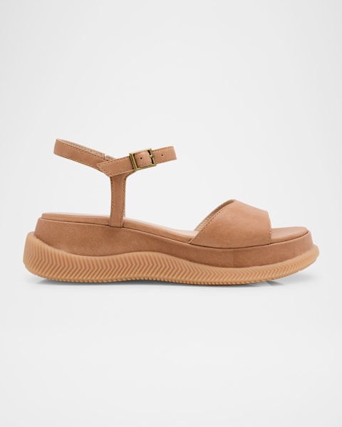 Saint Laurent★Salome wedge sandals Saint Laurent Salome Satin Strappy Wedge Sandals | Neiman Marcus
