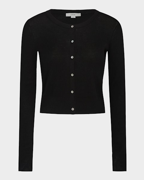 Versace Tweed Knit Cardigan | Neiman Marcus