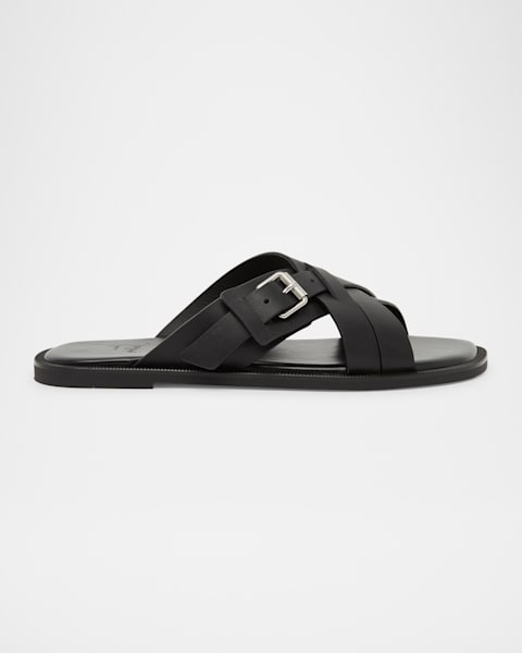 Christian Louboutin Men's Chambeliss Leather Sandals