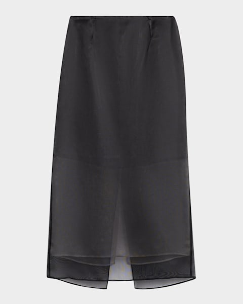 Alessandra Ruched Midi Skirt