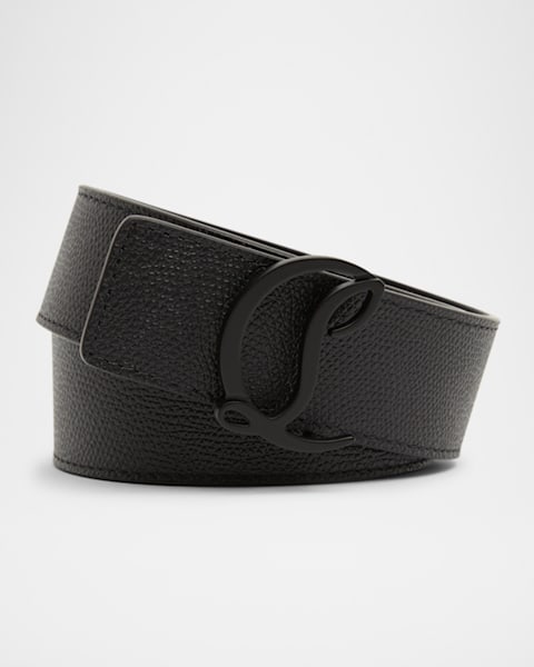 Balenciaga Men's Webbing Logo D-Ring Belt | Neiman Marcus