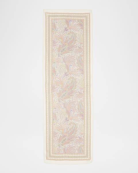 Prada Symbole Gradient Silk Twill Scarf | Neiman Marcus