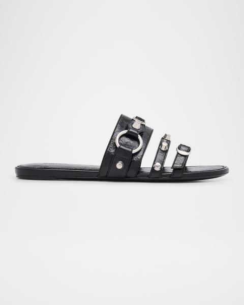 Balenciaga BB Tape Logo Pool Slide Sandals | Neiman Marcus display picture 1