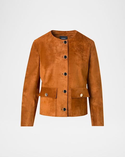 SIMKHAI Kimia Faux Fur Tie Waist Jacket | Neiman Marcus