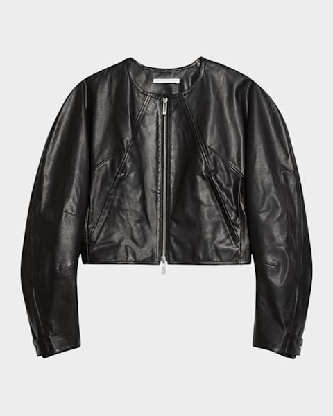 **〜ぱど〜** 　Armani レディースブラックレザー ジャケット undefined