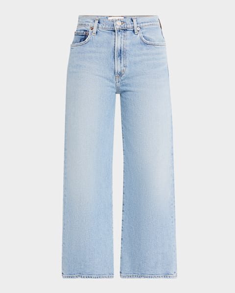 AGOLDE Harper Mid-Rise Relaxed Straight Jeans | Neiman Marcus