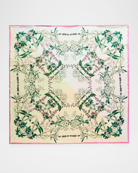 Journey Paisley Silk Twill Scarf 