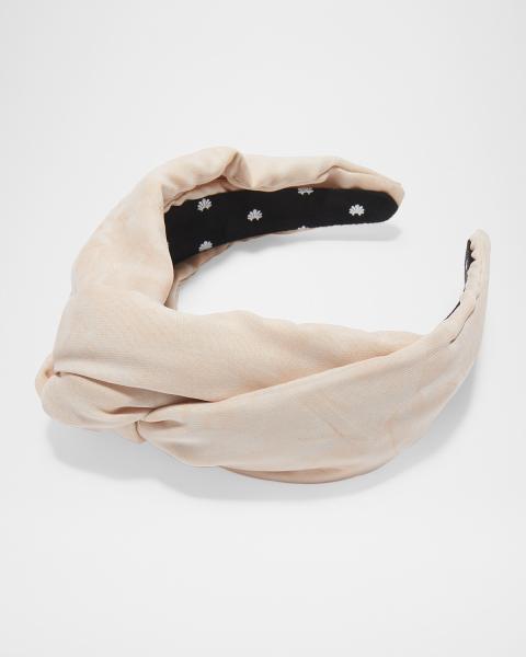 Lele Sadoughi Alice Padded Satin Headband | Neiman Marcus display picture 2