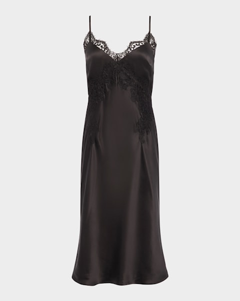 L'Agence Sakura Lace Shift Dress | Neiman Marcus