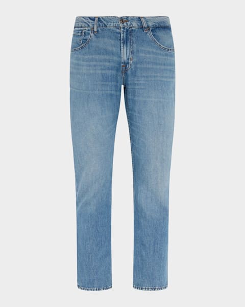 7 for all mankind Men's Luxe Performance Straight-Leg Jeans